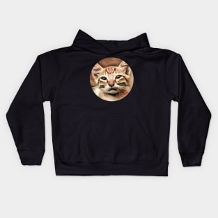 Cheerful floppy cat Kids Hoodie